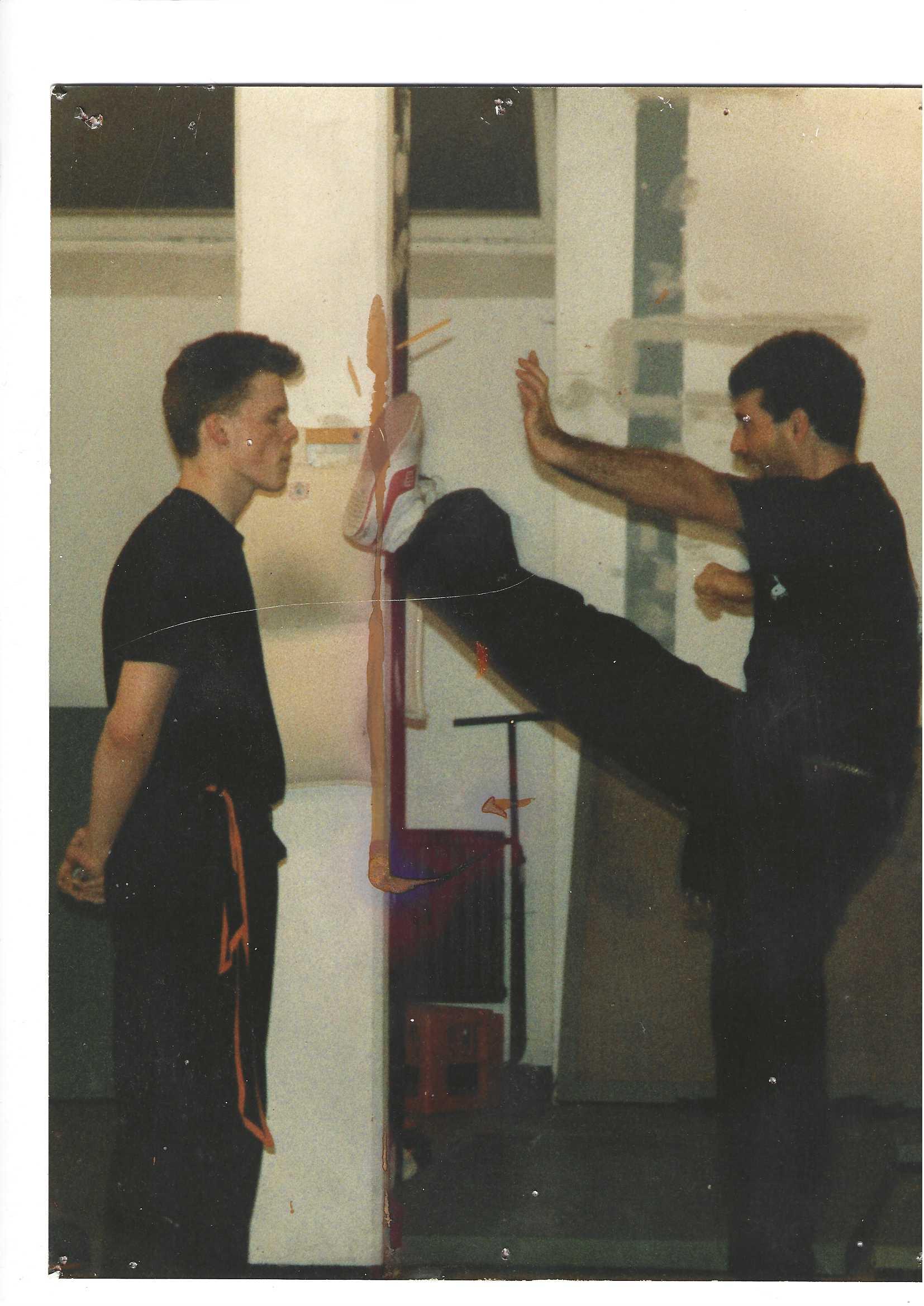 Historisk bild från Westeras Tai-Nui Club i Västerås - kampsportsträning och tävlingar sedan 1976